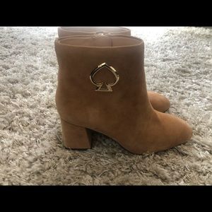 Kate Spade Alihandra suede bootie ankle boots